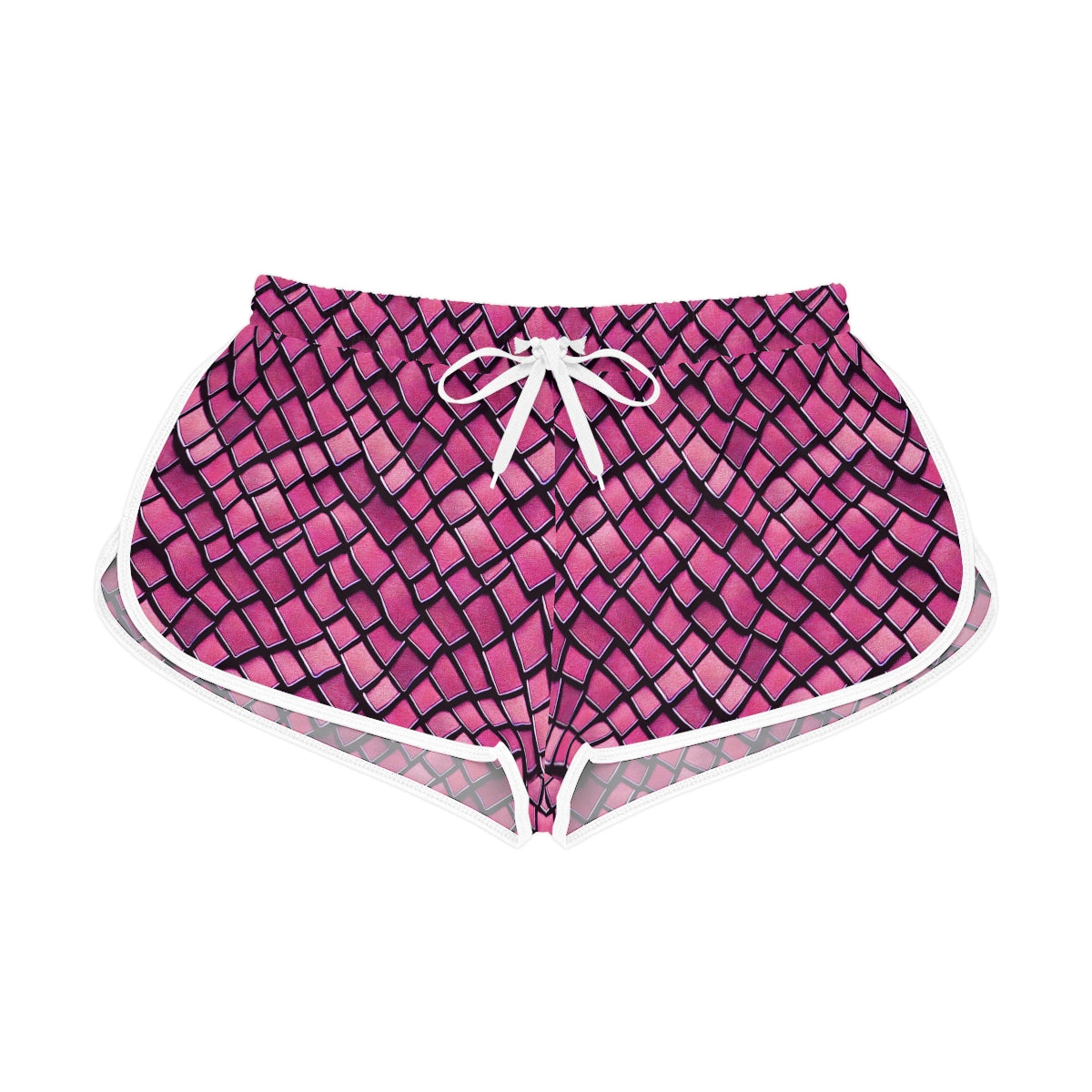 Pink Dragon Scale Mermaid Women's Relaxed Shorts - Dive into Ocean Magic! Mermaid Fashion, Mermaid Style, Gym, Workout, Athleticwear