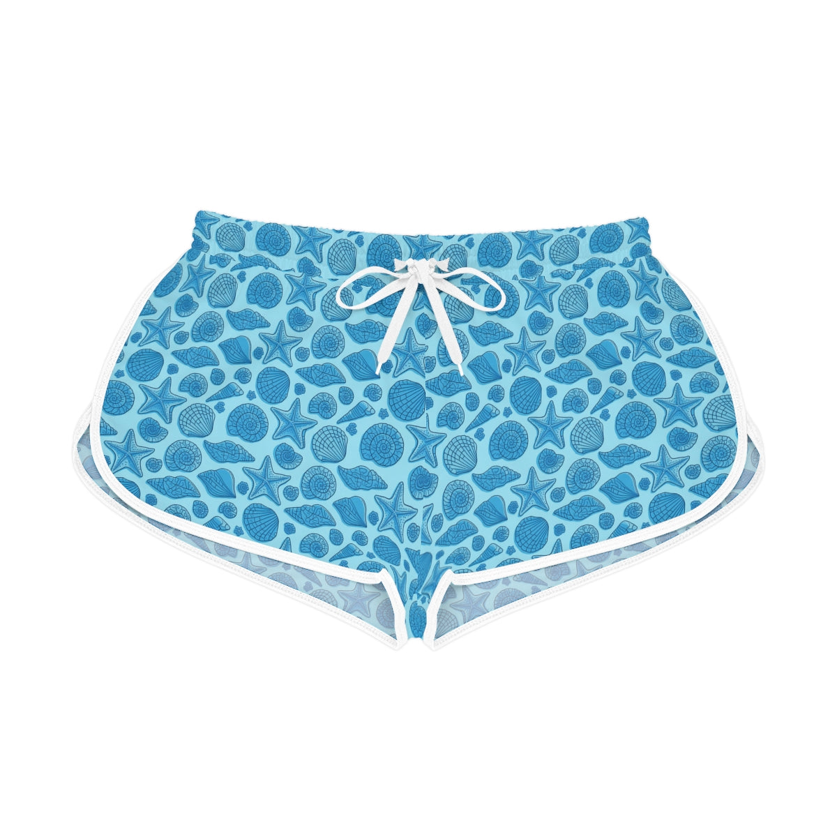 Blue Mermaid Seashell Women's relaxed fit Shorts - Ocean Inspired Design