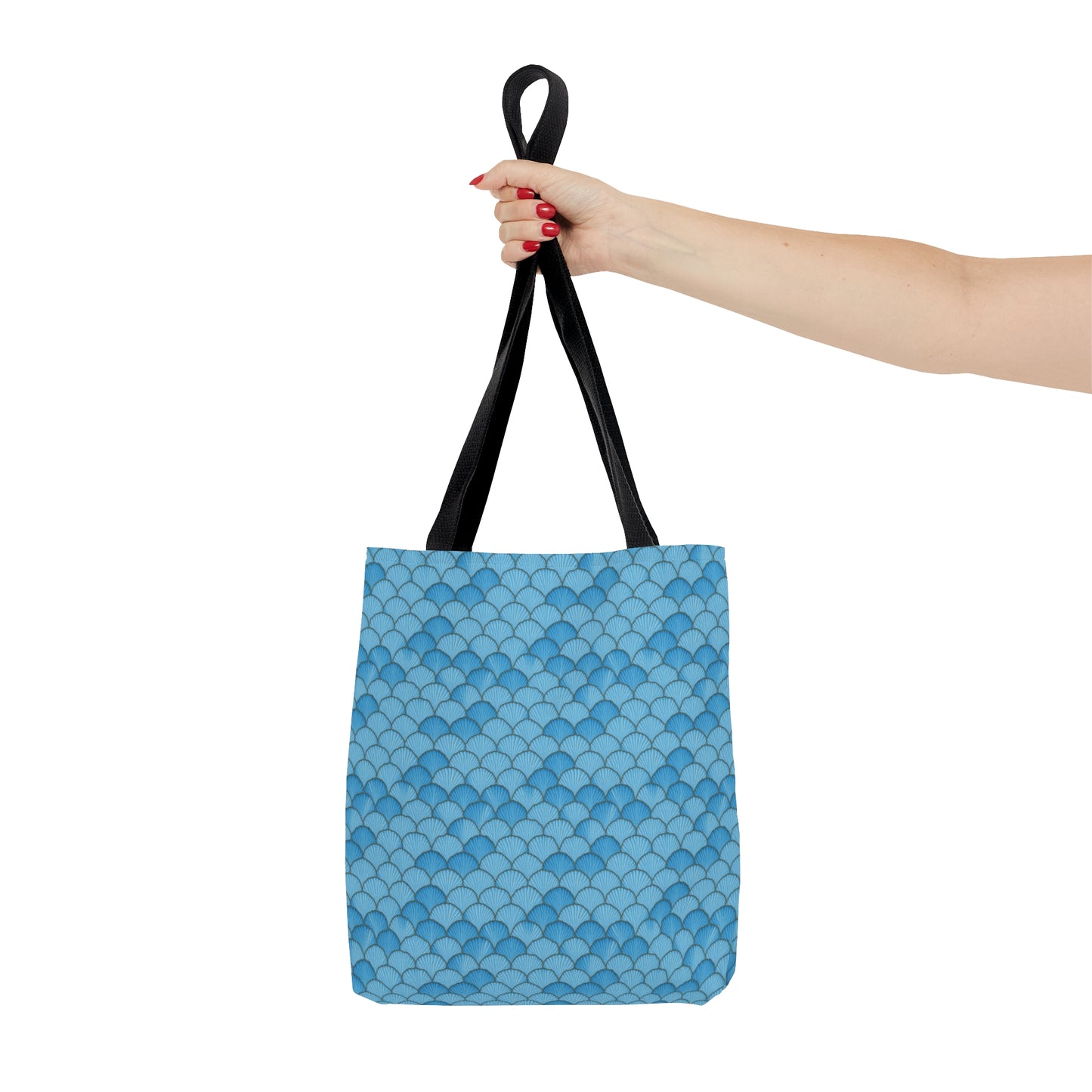 Blue Mermaid Seashell Tote Bag - Enchanting and Beach-Ready Accessory Tote Bag