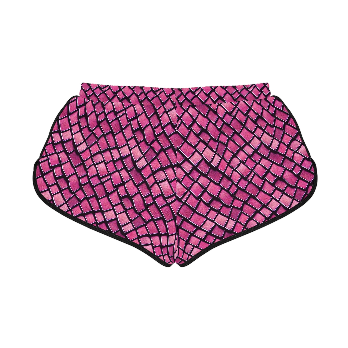 Pink Dragon Scale Mermaid Women's Relaxed Shorts - Dive into Ocean Magic! Mermaid Fashion, Mermaid Style, Gym, Workout, Athleticwear
