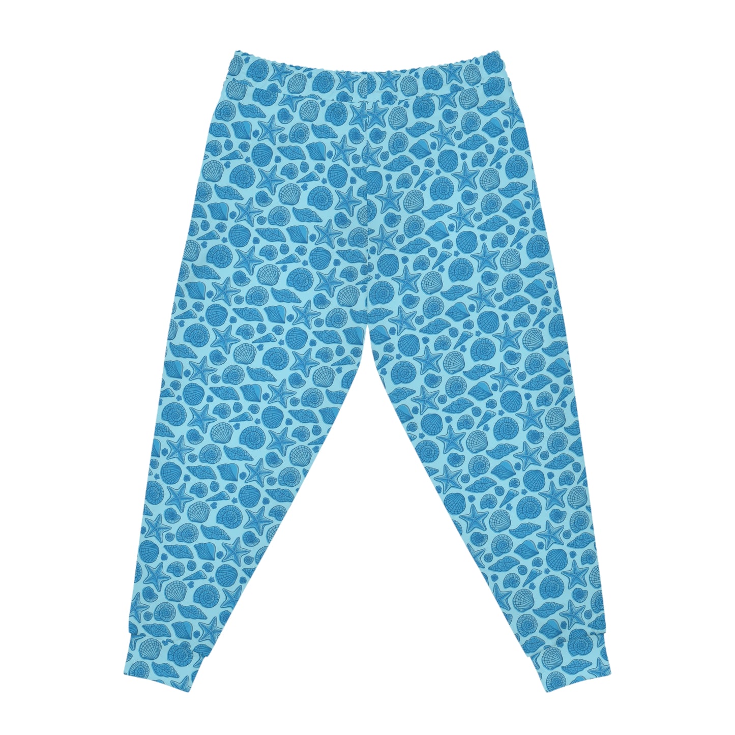 Blue Mermaid Starfish Seashell Collection - Dive into Ocean-inspired Beauty! Athletic Joggers, Sweatpants Athleticwear
